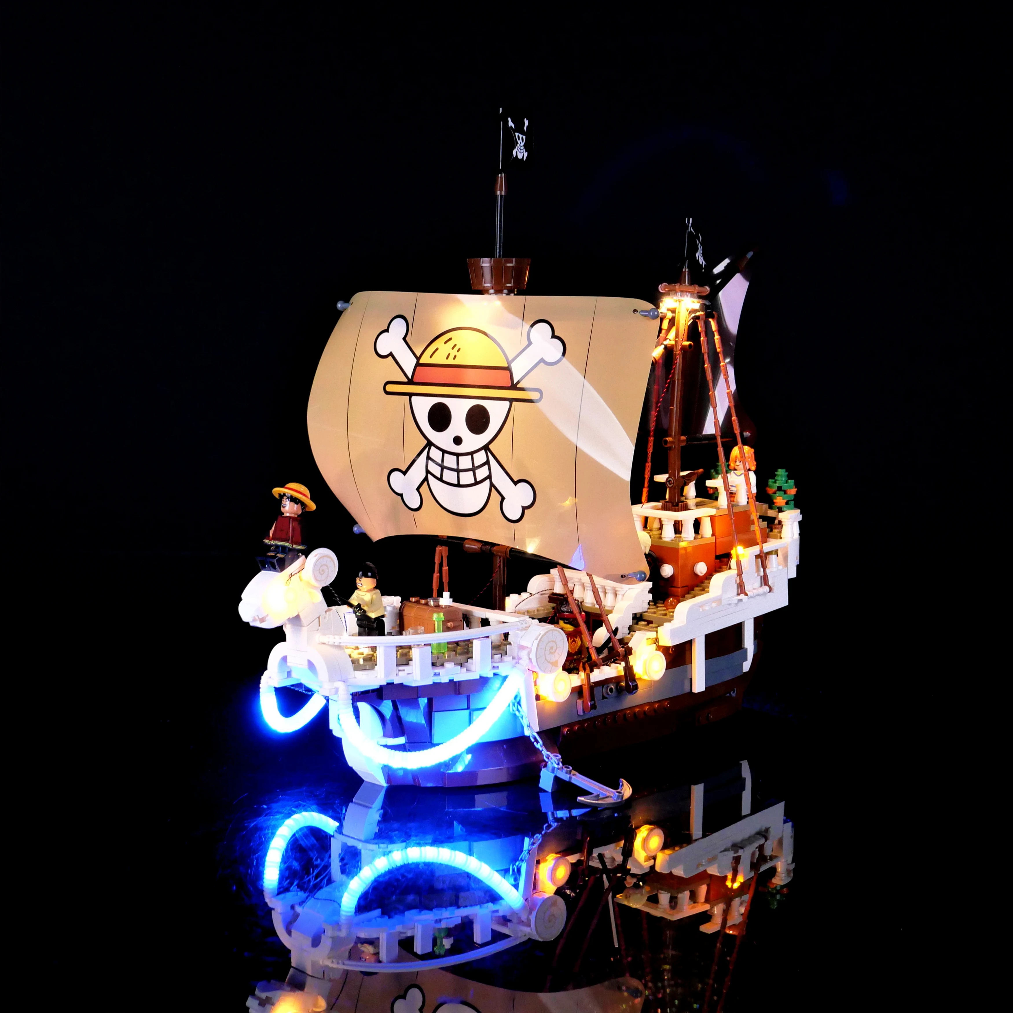 LED ライトキット 75639 麦わら帽子海賊船モデルと互換性あり DIY 照明ディスプレイ装飾アクセサリー ライトのみ