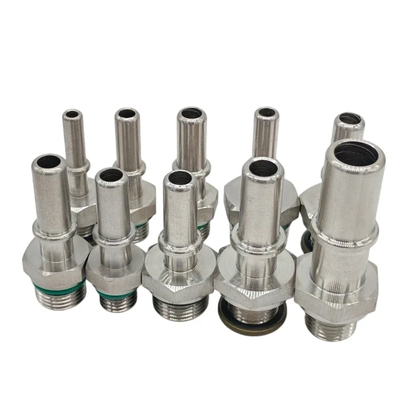 6.30 7.89 9.49 9.89mm 304 Edelstahl Steckverbinder Kraftstoffleitung Schnellverbinder Metallanschlüsse Metall-Steckverbinder 2 Stück – Detail 4