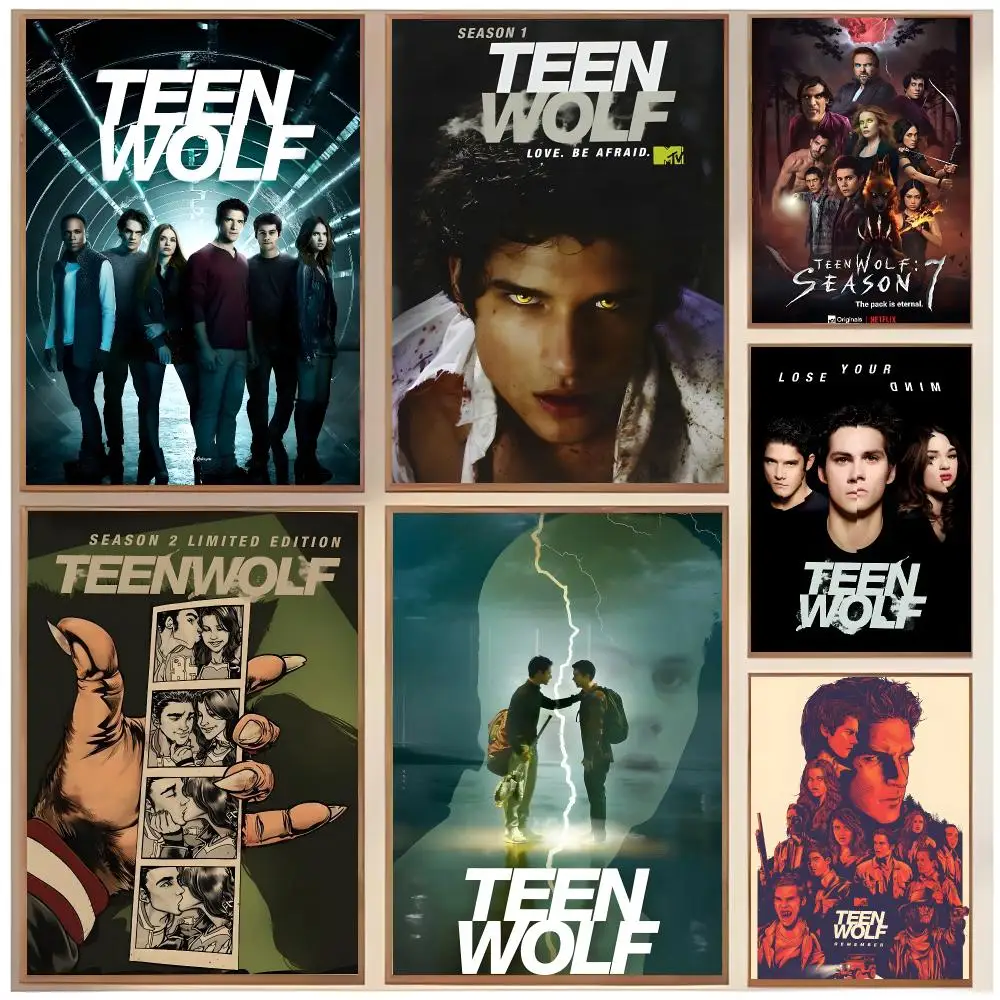 tvseries fantasy T-Teen Wolf Poster  Classic Home Interior Design & Modern Wall Art Collection