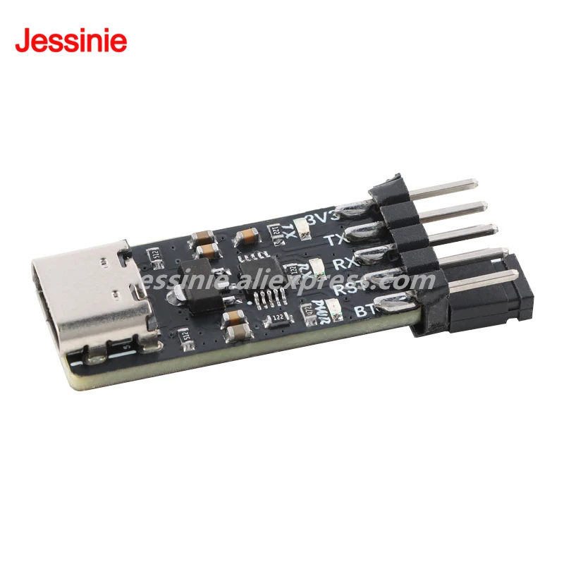 5 قطعة/1 قطعة CH340X STM32/ESP32/ESP8266 برنامج تلقائي تحميل وحدة الموقد MCU USB إلى TTL المنفذ التسلسلي GD32/APM32/CKS32/AT32