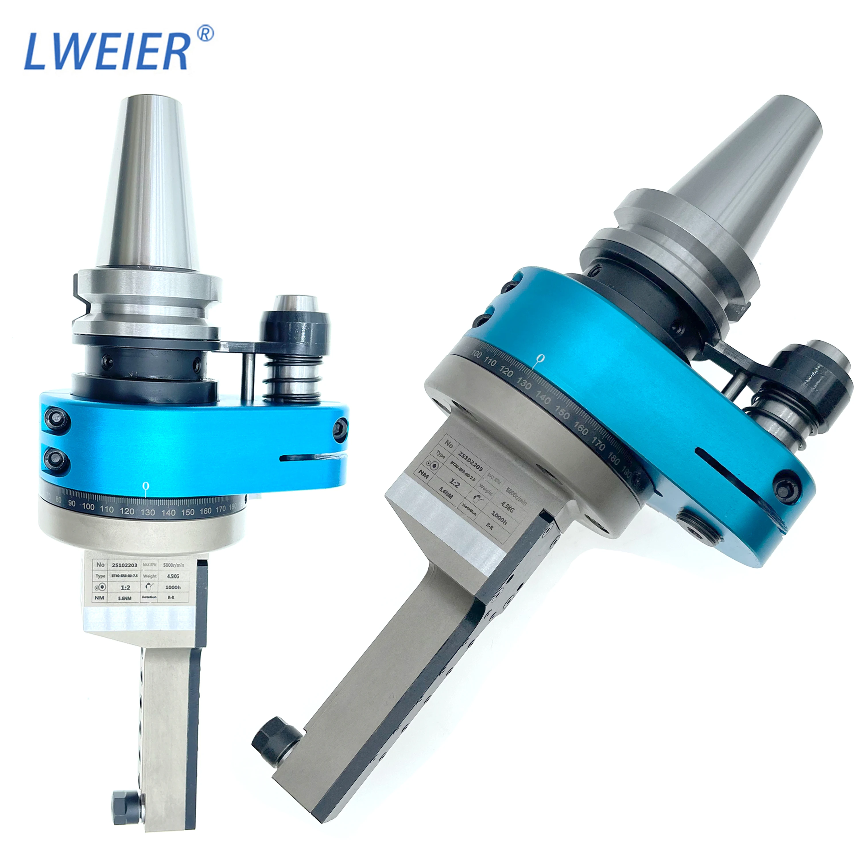 Hot Selling Angle Head AG90-BT40-ER8-80 Side Milling Head With Deep Cavity And Sharp Tool CAT ISO NT Micro Side Milling Head