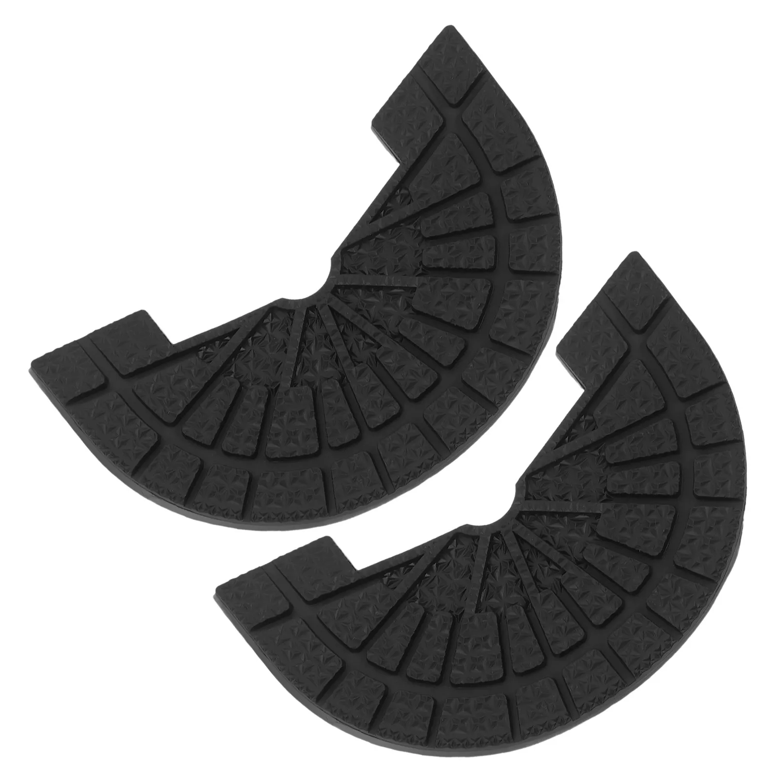1 paire de coussinets de talon en caoutchouc pour chaussures de sport, protège-semelle antidérapante, stabilité lors de la marche, durée de vie prolongée, application facile, sans colle.