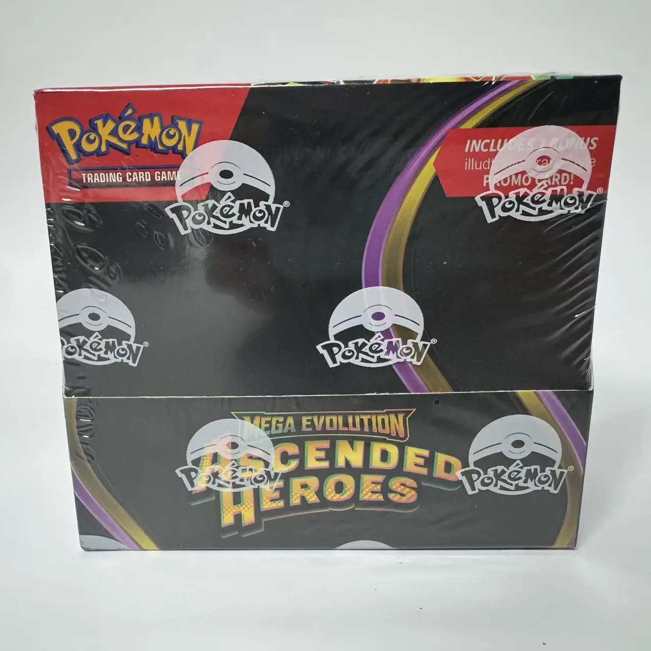 360 pièces/ensemble Carte Pokémon MEGA EVOLUTION Pitch Black Ascended Heroes Prismatic Evolutions Booster anglais Carte de combat et d'échange