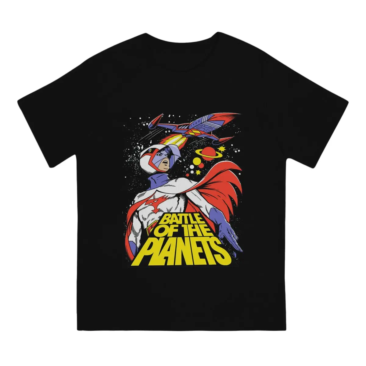 Kagaku Ninja-Tai Gatchaman BATTLE OF THE PLANETS (2) T Shirt Vintage Punk Men's Tshirt O-Neck  Men Clothing