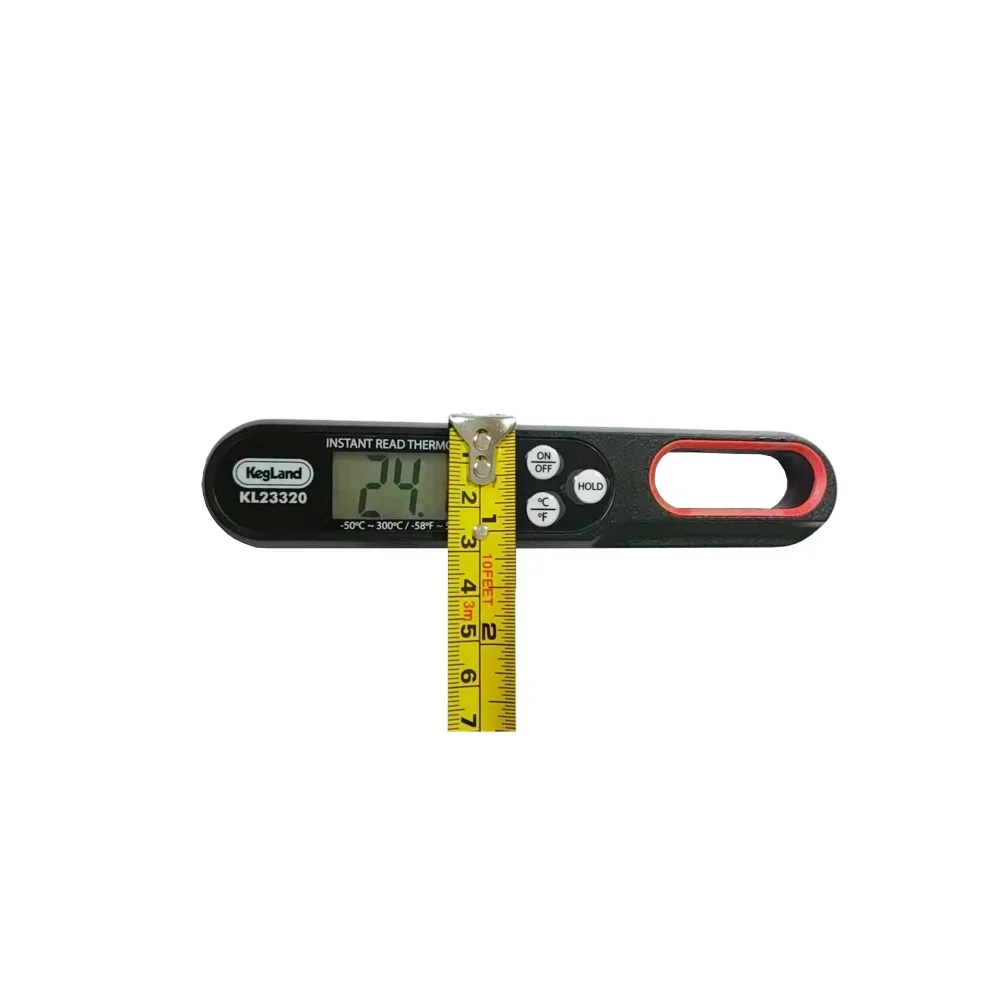 Kegland Digital Instant Read Thermometer With Folding Probe without battery