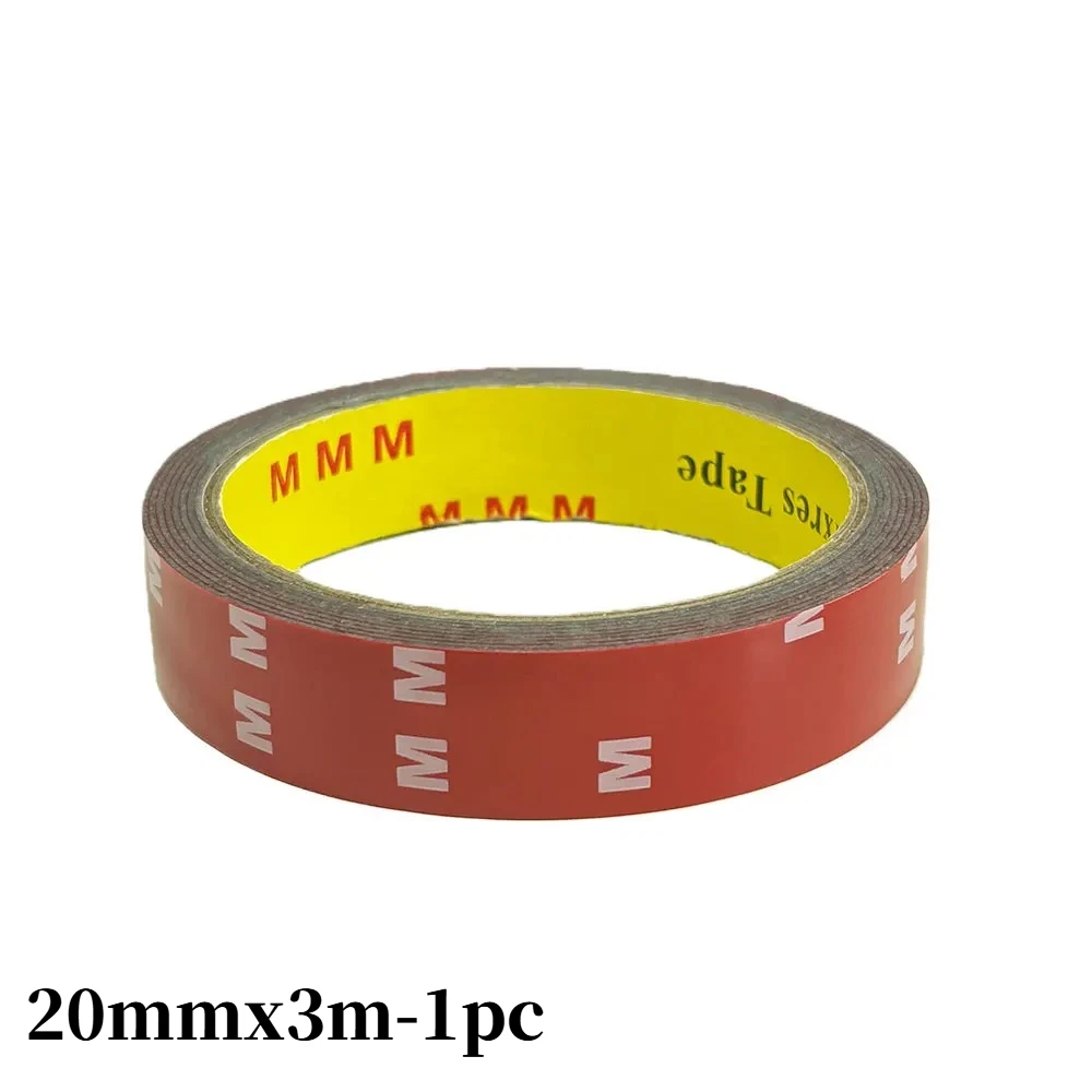 Zware 3m acryl schuimtape, dubbelzijdig, hoge temperatuur montagetape voor auto-trim, emblemen, huishoudelijk gebruik en buitenapplicaties.