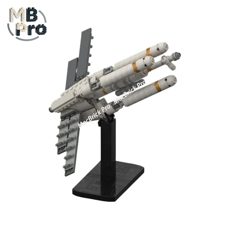 

Space Shuttle MOC Building Blocks Sci-Fi Delta-Class Vehicle Model Assembly Bricks Kit Collection Display Gift