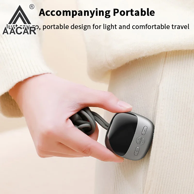 

Массажер для шеи и спины, плеч, новый мини-портативный электрический массажер для шеи и спины, 2025 года, с подогревом