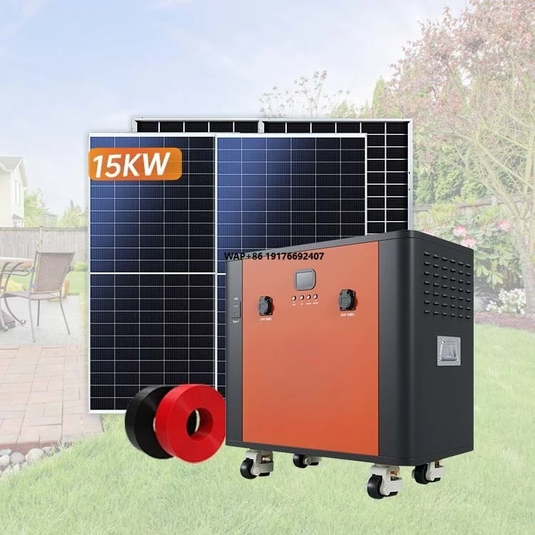 Complete Set Solar Energy Power Storage System 15KW 10KW 20KW 30KW Hybrid Solar Panel Electric Power Generation Kit