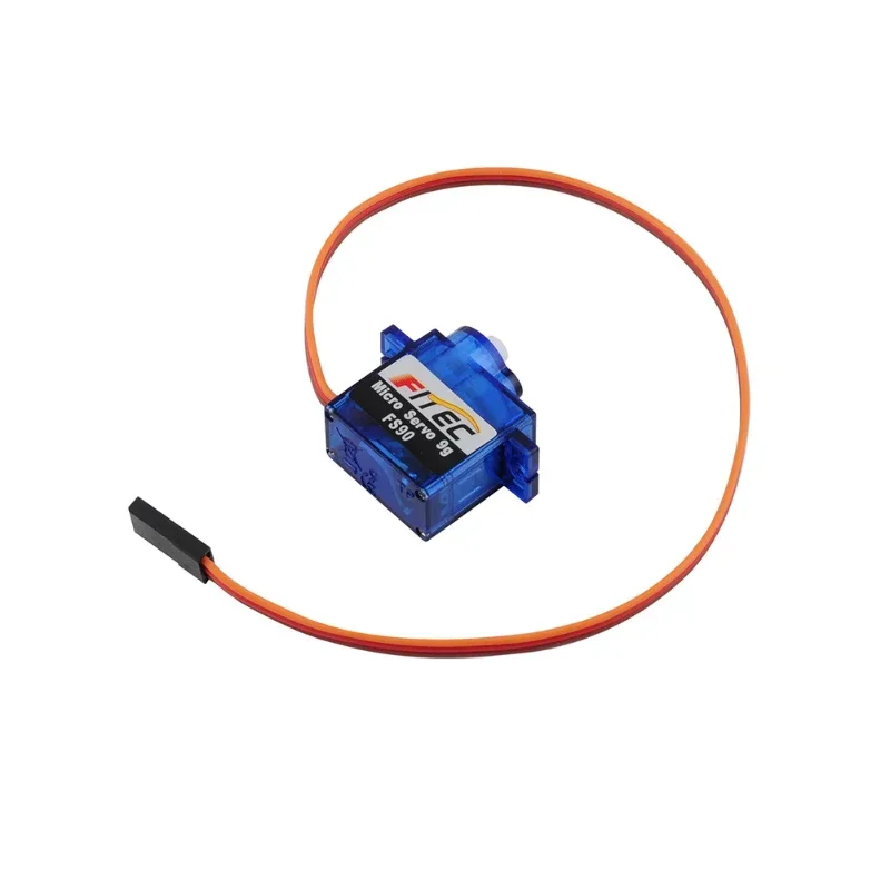 Feetech FS90 Micro servomotor 4,8 V 6V brazo servo 120 grados para Control remoto helicóptero Drones brazo RC coches DIY Robot juguete 9g