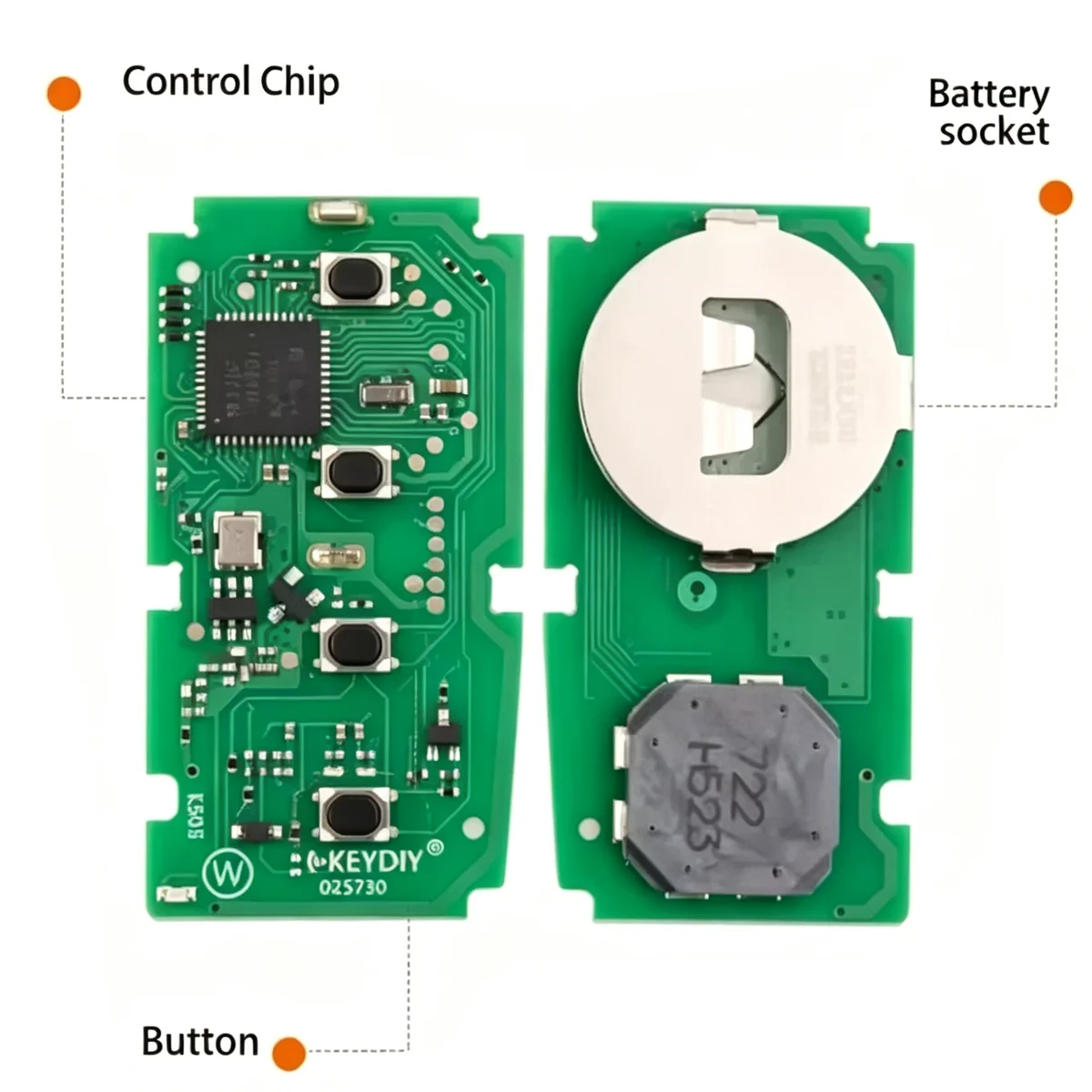 KEYDIY KD TIB42-3 Smart Remote Key Support 4D 8A Chip for Toyota Lexus Type