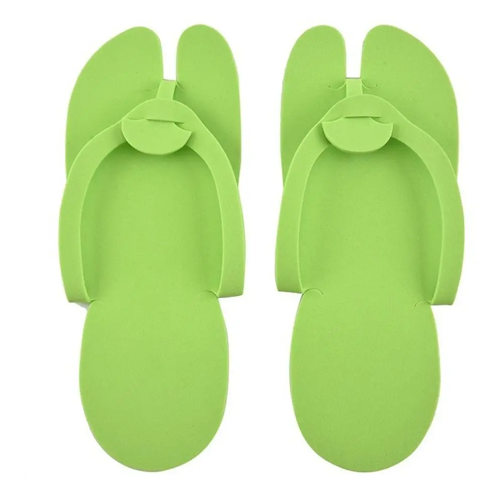 Hygienic Lightweight Disposable EVA Flip Flops Pool Outdoor Non Slip Thong Sandals Flat Sole Shower Pedicure Thong Sandals Hotel