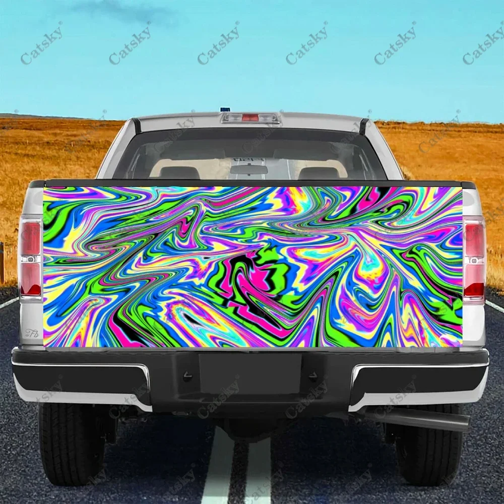 

Modern Abstract Art Truck Tailgate Sticker Decal Wrap Vinyl High-Definition Print Graphic Suitable for Pickup Truck Weatherproof