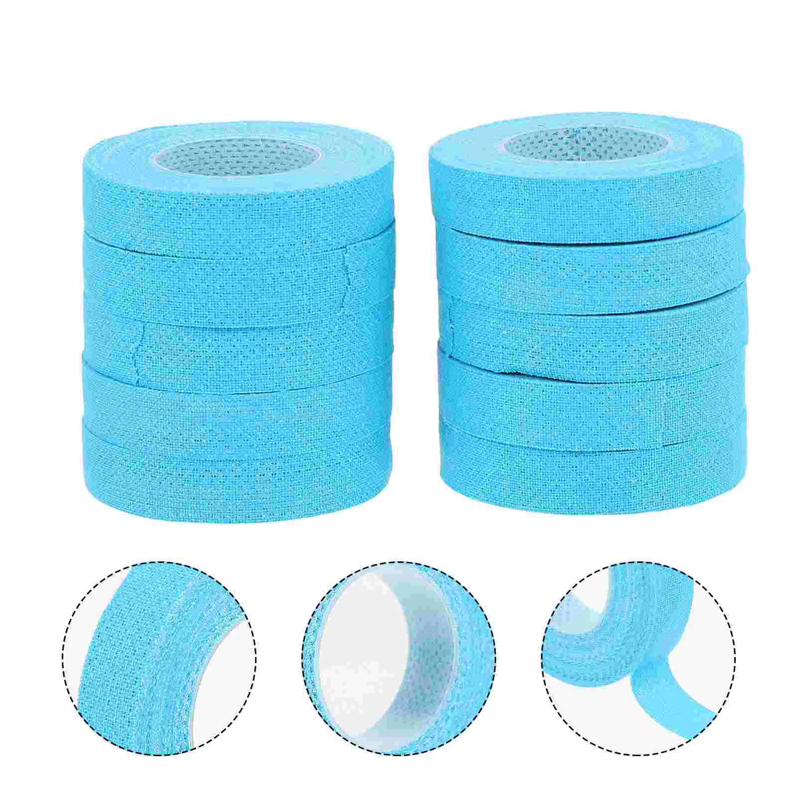 

10 Rolls 5m Nail Tape Gel Cotton Tapes Car Finger Adhesive Chinese Zither Self-adhesive Guitar Work Breathable