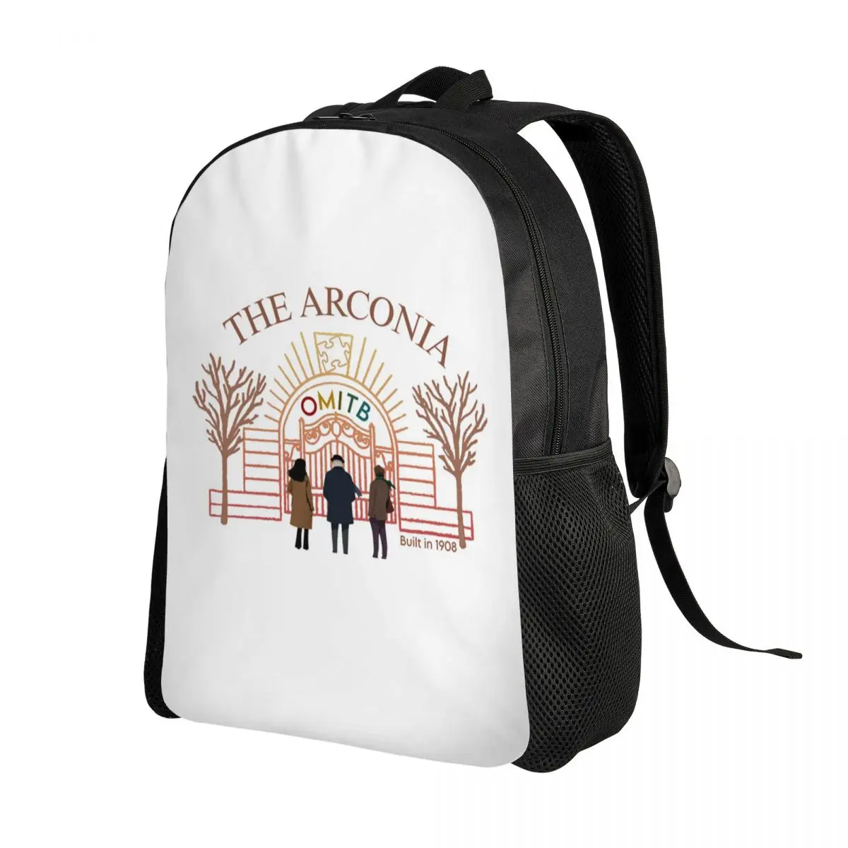The Arconia Only Murders In The Building 1908 Backpack Daypack Large Capacity Kid BookBag School Bag Shoulder Bags for Men Women