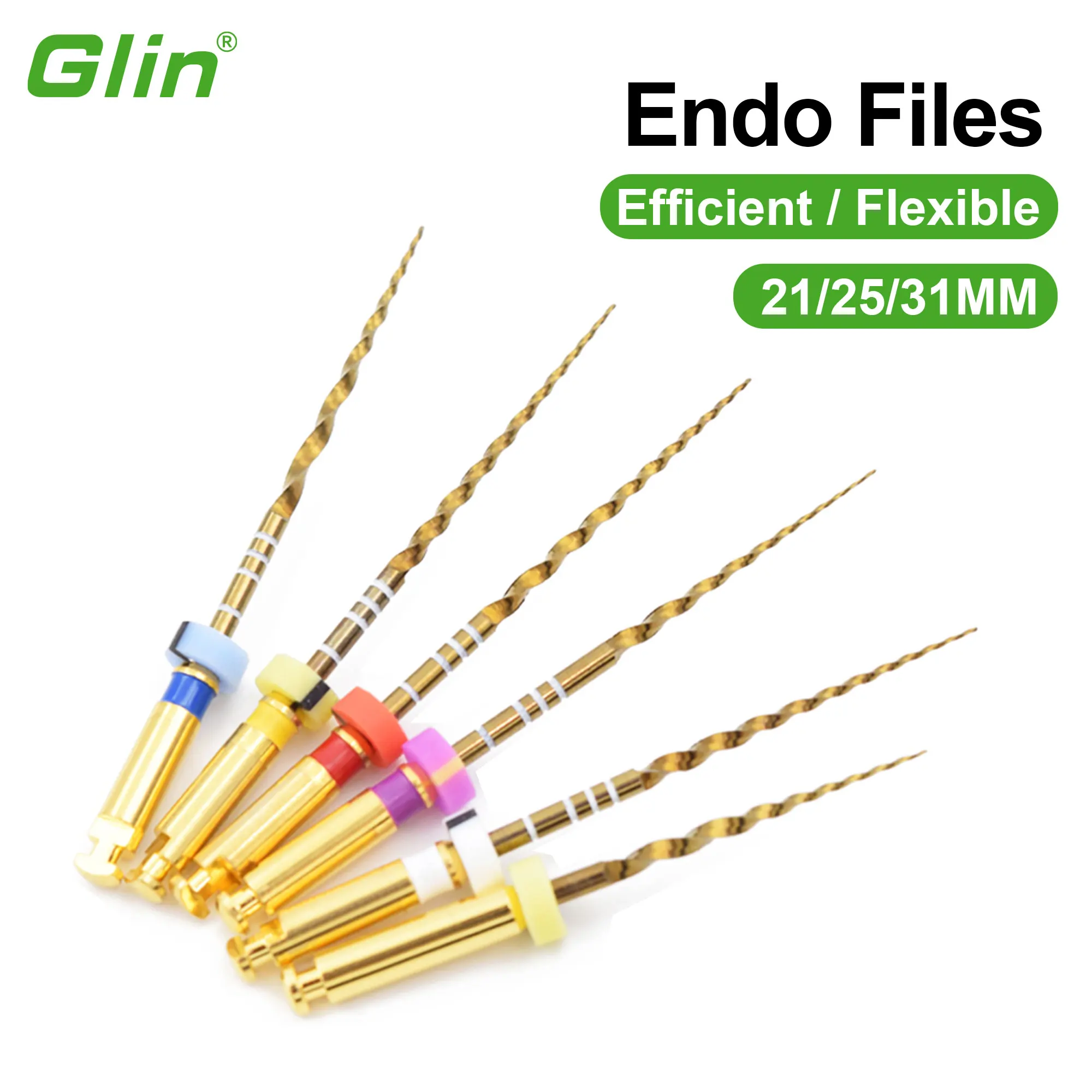 Dental Rotary Super Files Gold Files Rotary Files Niti Heat Activation Endodontic Flexible Dentist Use Rotary Files Endondontic