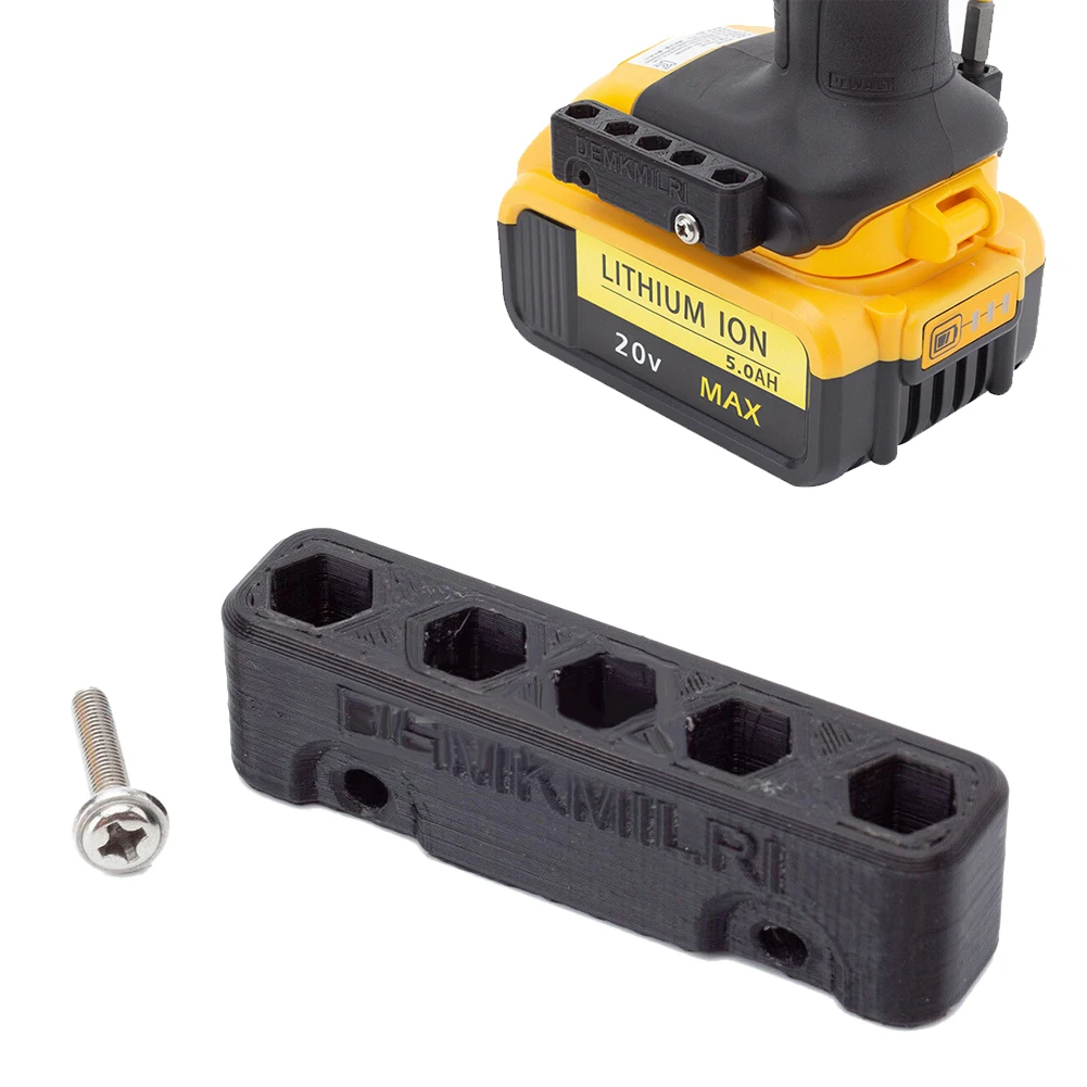 Imagem -05 - Broca Titular para Ferramenta Elétrica Peças para M12 12v Ferramentas Organizador para Punch Impact Wrench Hammer Drill 1pc