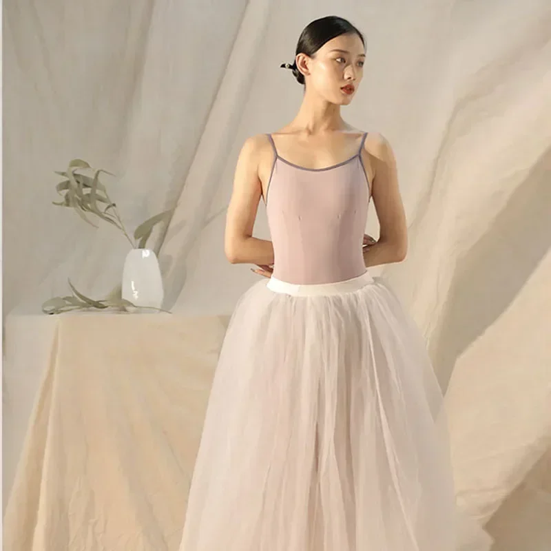 Justaucorps de ballet de ballerine Sexy pour adultes, body à bretelles pour femmes, maillot de bain, vêtements de danse, dos en ross, costume de danse de Ballet pour filles