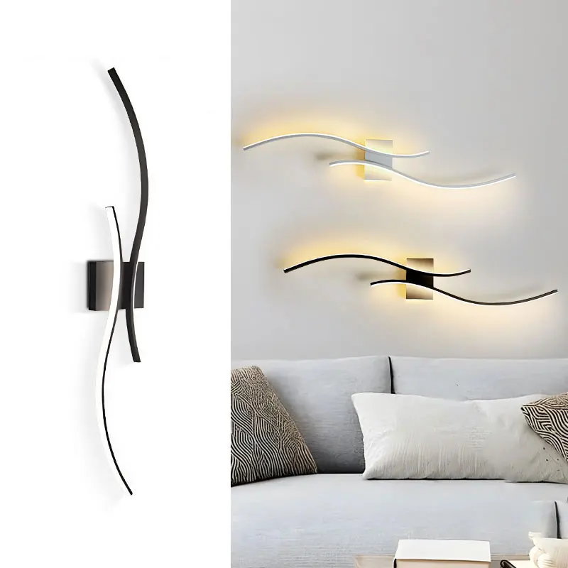 

Современные светодиодные настенные светильники для коридора, прохода, провода, внутренние светодиодные настенные светильники, бра для спальни, кухни, внутреннее освещение