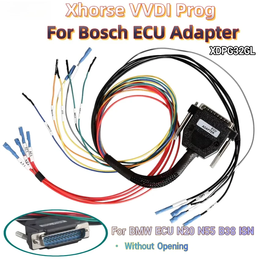 Xhorse XDPG32GL for BOSCH ECU Adapter for VVDI PROG Programmer Read For B-MW ECU N20 N55 B38 ISN Without Opening