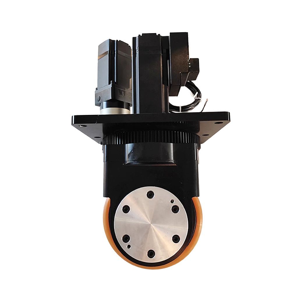 Servo Motor Control 300kg Payload AGV Robot Wheel With Steering Function For Intelligent Agv Robot Forklift