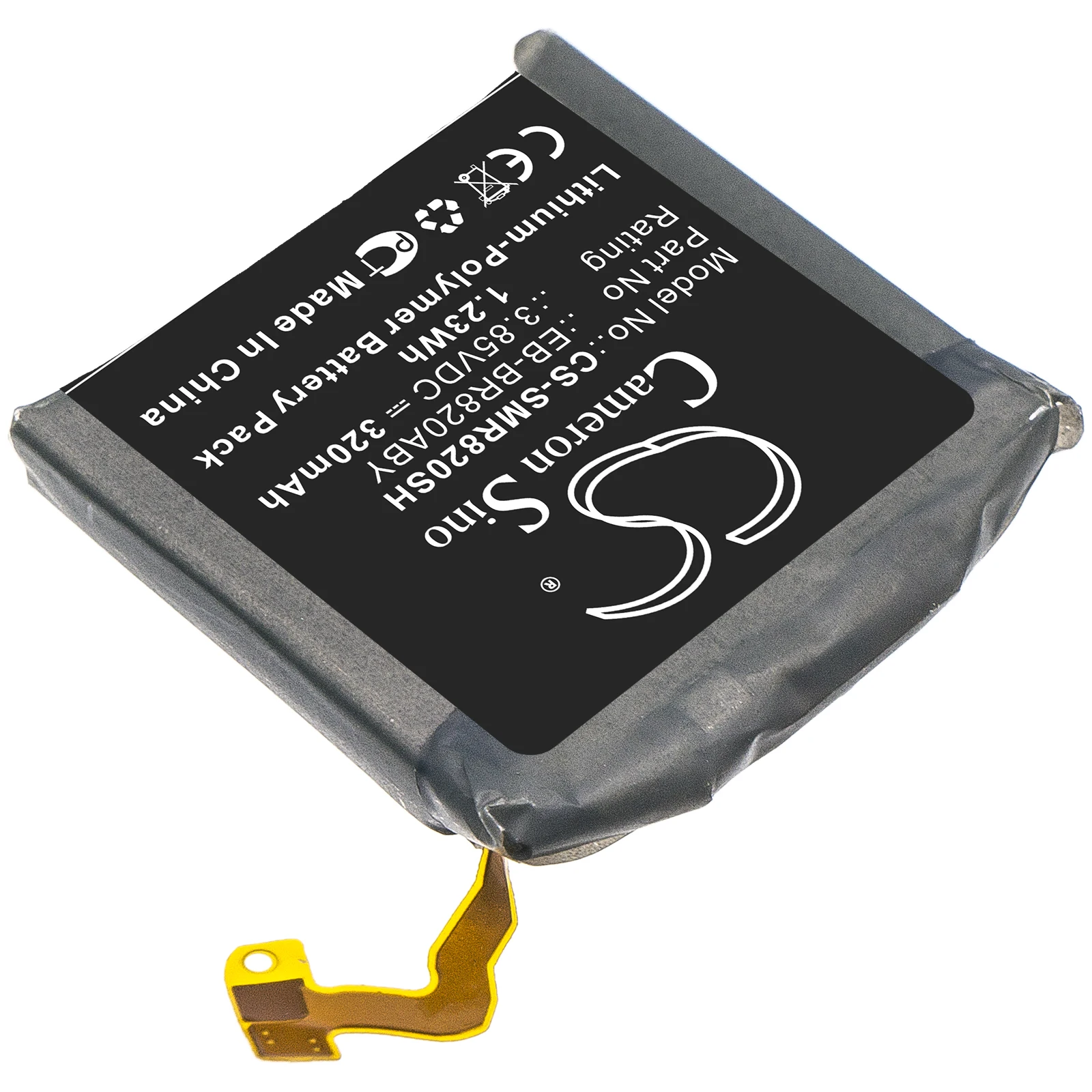 CS Replacement Battery for Samsung Galaxy Watch Active 2,Galaxy Watch Active 2 44mm,SM-R820,SM-R825 PN:EB-BR8 320mAh / 1.23Wh