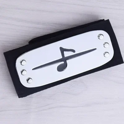 Bandai Naruto Sasuke Stirnband, Rebell Ninja Konoha, schützendes Stirnband, Kakashi Bandana, Cosplay, Anime, Kostümzubehör, Geschenk, Spielzeug