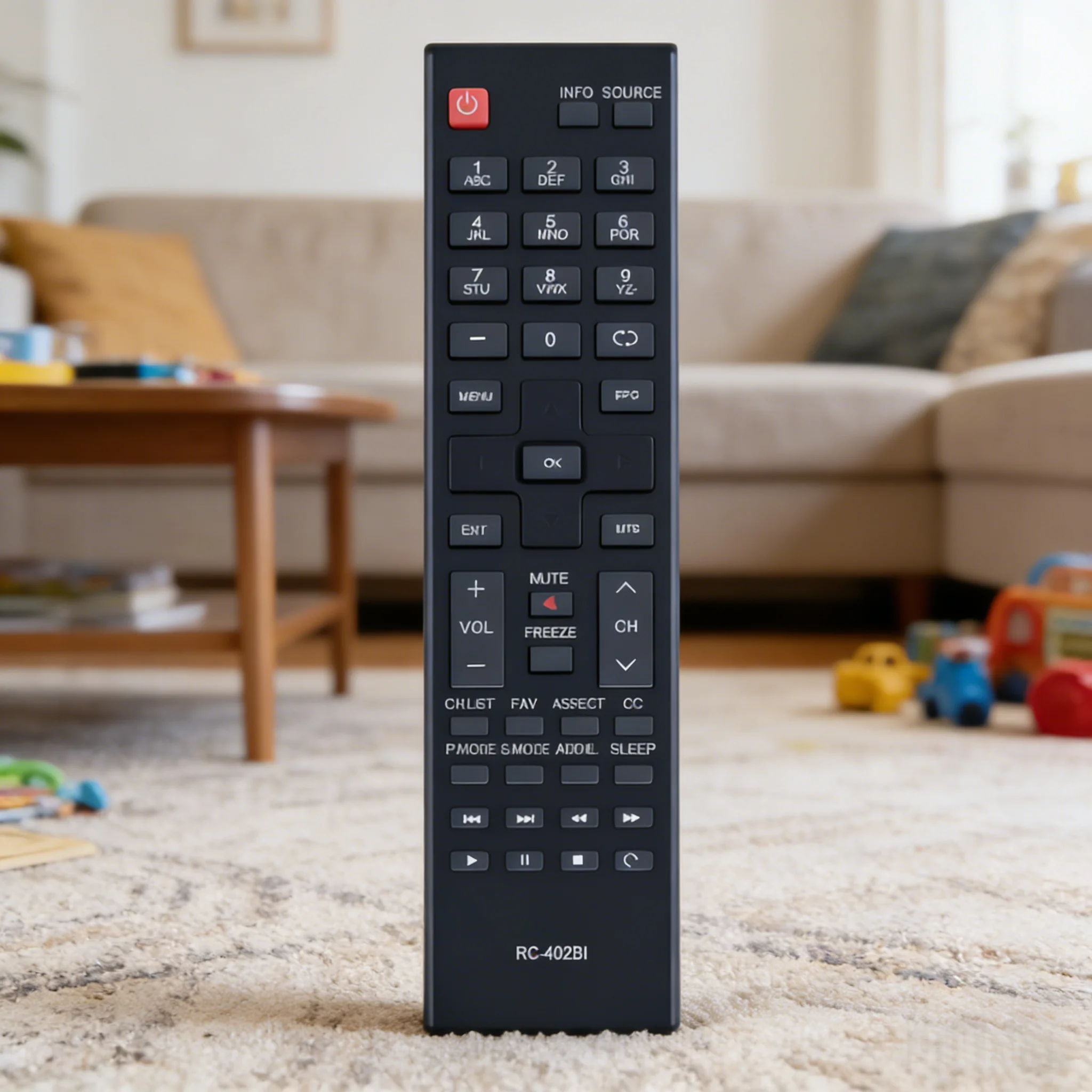 

New RC-402BI TV Remote Control Compatible With Daewoo Screen Television