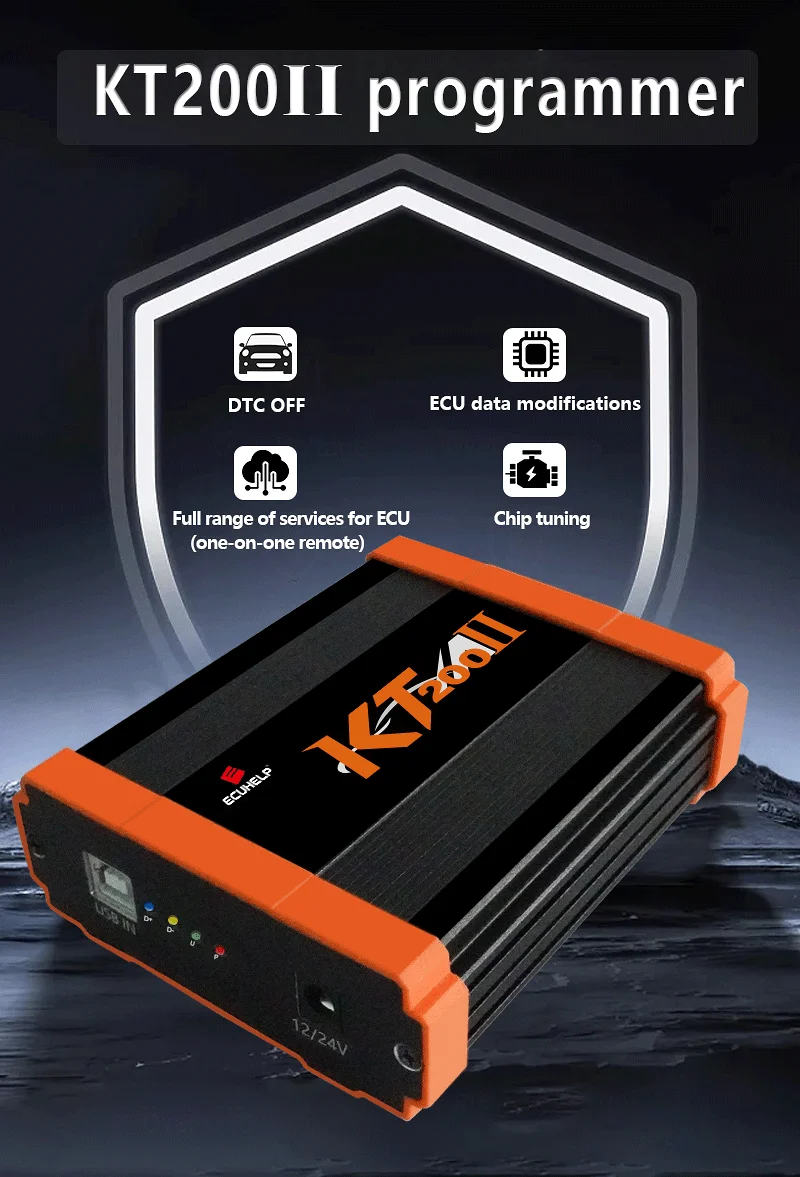 ECUHELP KT200 ECU Programmer Upgrade to ECUHELP KT200II ECU Programmer OBD2 ECU TCU Programmer Clone and Chip Tuning Tool