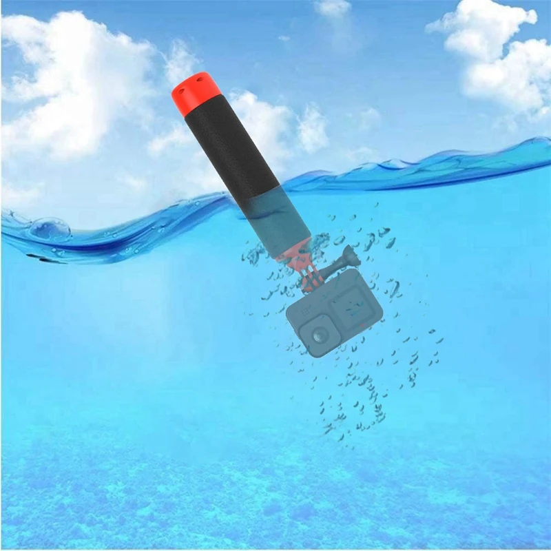 Dla DJI Action 4/3/Insta360 X4/X3/Ace/Ace Pro/GoPro 12/11 kamera sportowa pływająca Hnadheld pręt wypornościowy uchwyt akcesoria