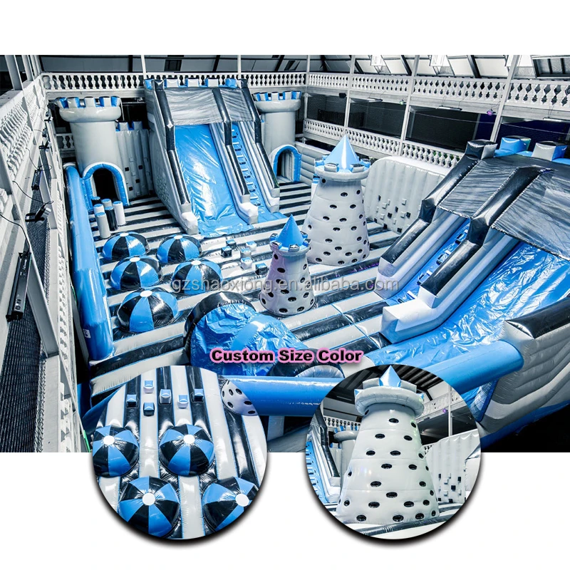 Outdoor Adventure Course - Indoor Inflatable Bounce Slide Theme Park