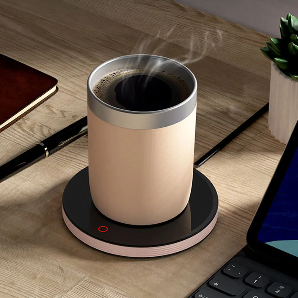 Household Cup Warmer Constant Temperature Pad Office Mug Heater Convenient Coffee Warmer Stable Non Slip Base Beverage Heat