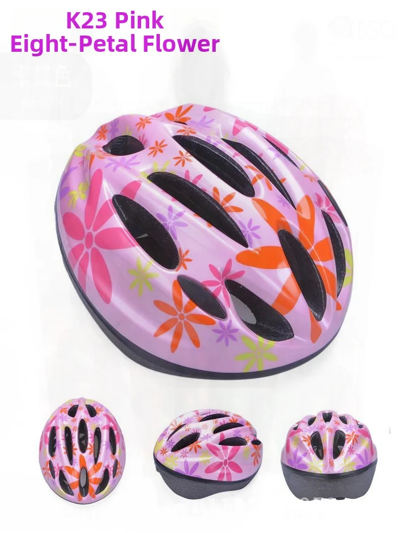 

Children's Non-Integrated Roller Skating & Bicycle Helmet Factory Spot Split Design Unisex EPS PVC Material One Size Fits All