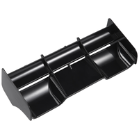 1:8 Buggy RC Cars RC Plastic Nylon Tail Wing for 1/8 Scale Nitro Electric Powered Off Road BuggyTruck Remote,Black