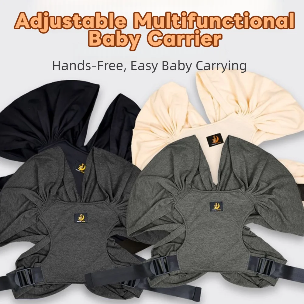 Korea Style Baby Wrap Carrier Breathable Adjustable Infant Carrier Belt Lightweight Hands Free Baby Swaddle Strap Going Out