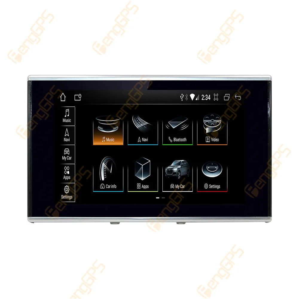 8 Inch Android 11 Car Radio CarPlay For Audi A6L 2016-2018 Touch Screen Multimedia Player GPS Navigation Head Unit DSP WIFI BT