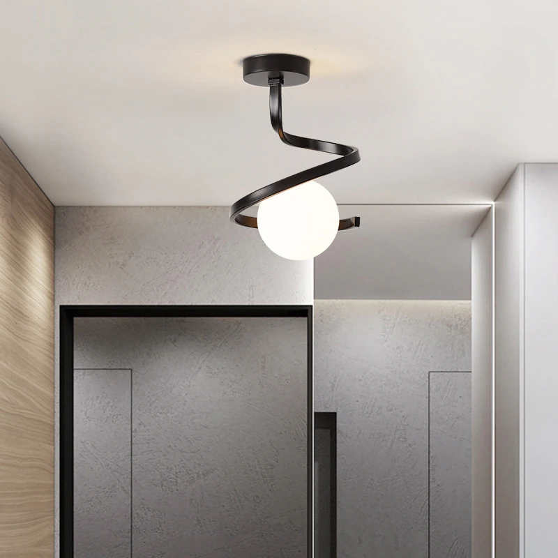 Minimal Modern Creative Balcony Ceiling Lights In Hallways, Hallways, Hallways, Hallways, Cloakrooms, And Lighting Fixtures