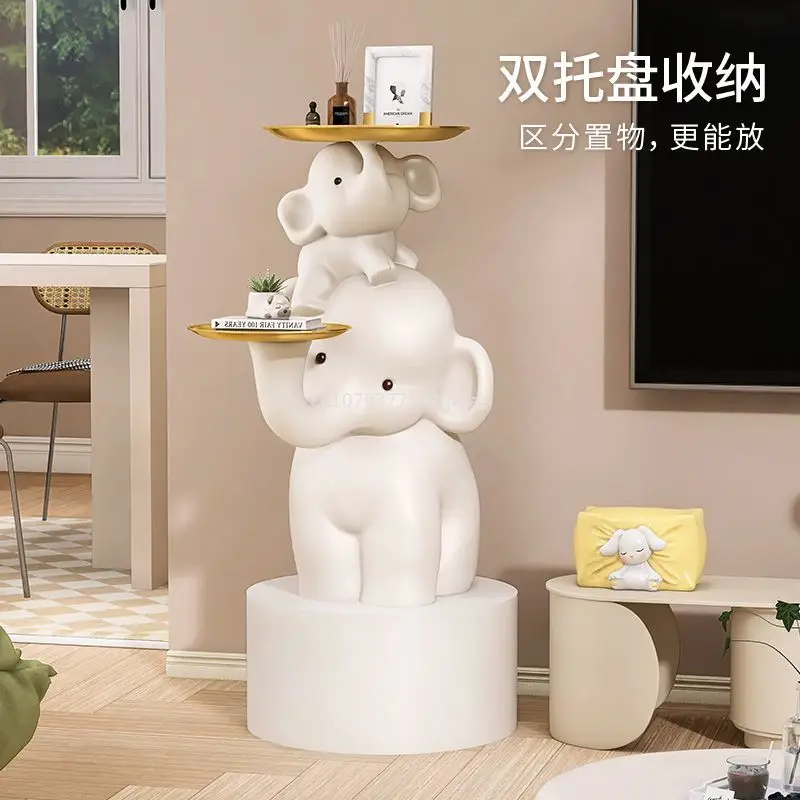 Elephant Table Lamp Landing Setting Living Room Moved To Xinju Night Lantern Bedroom Sofa Home Decoration Furniture