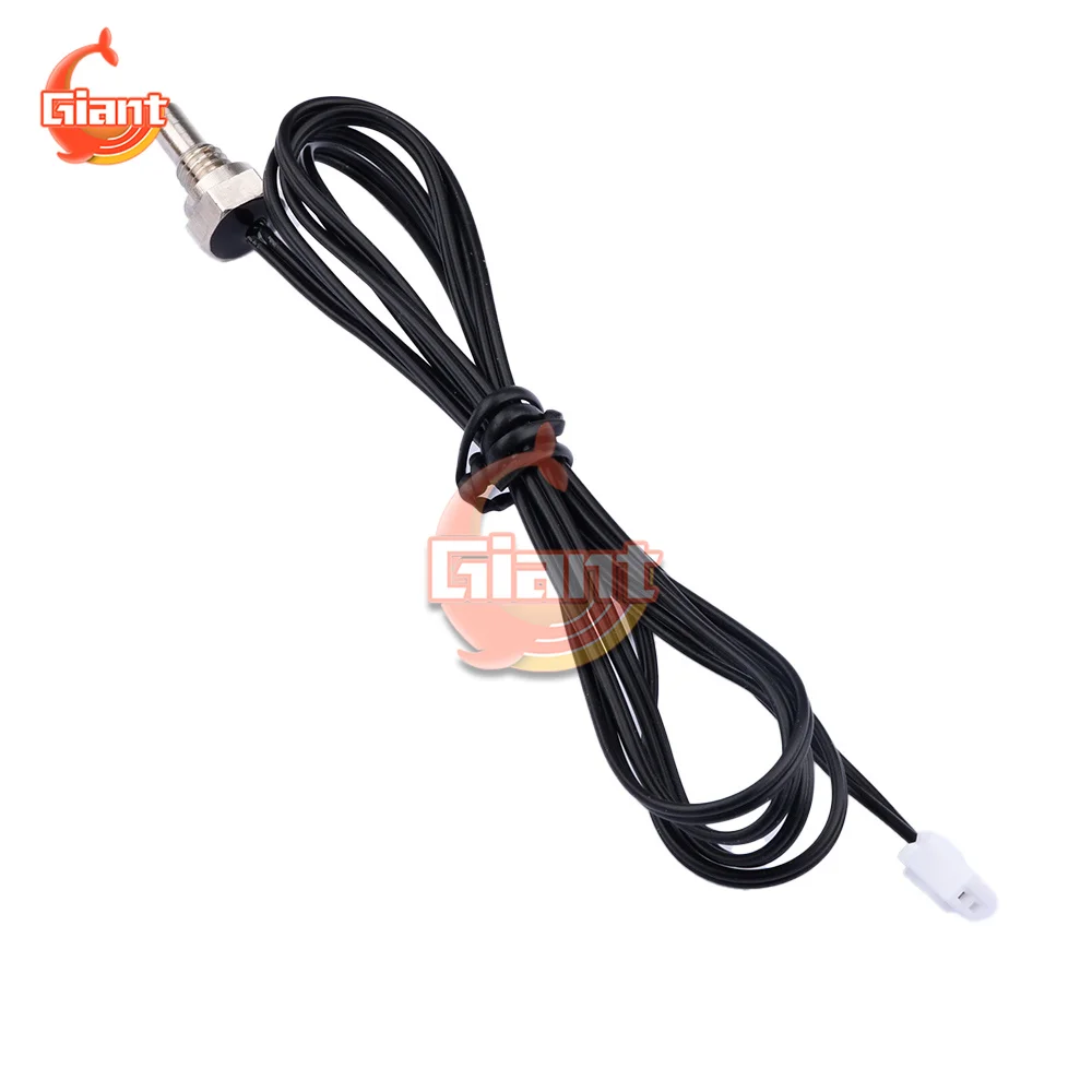 NTC Temperature Sensor 1M / 2M / 3M Waterproof M8 Thread Temperature Probe Thermistor Temperature Sensor for Water Heater/Boiler