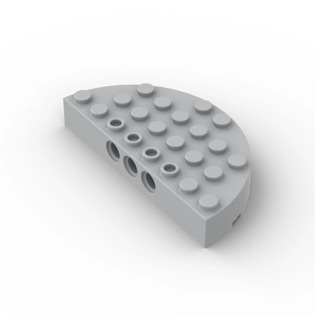 

Миниатюрные строительные блоки MOC 47974 C01 с отверстием, полноразмерная кирпичная деталь с закругленными углами 4x8, аксессуары для сборки, DIY