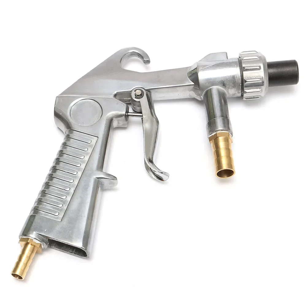 Sandblaster Feed Blast Spray Gun Pneumatic Sandblasting Glass Rust Removal  Abrasive Tools With 4 Ceramic Nozzle Tip Kit