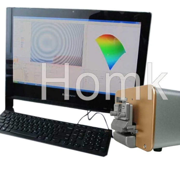 Conector automático de fibra óptica MPO, interferómetro para cable de parche