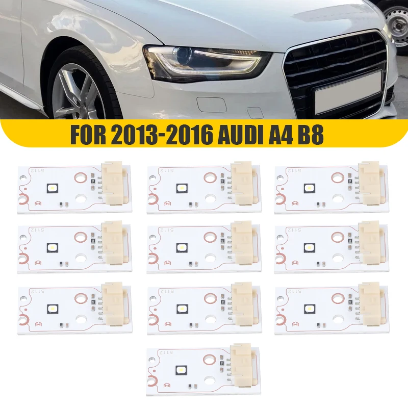 

P121260 1/4/10 шт. Белый источник света Angel Eyes DRL светодиодные чип-платы для Audi A4L A4 S4 B8 8K A5 2013-2016 дневные ходовые огни