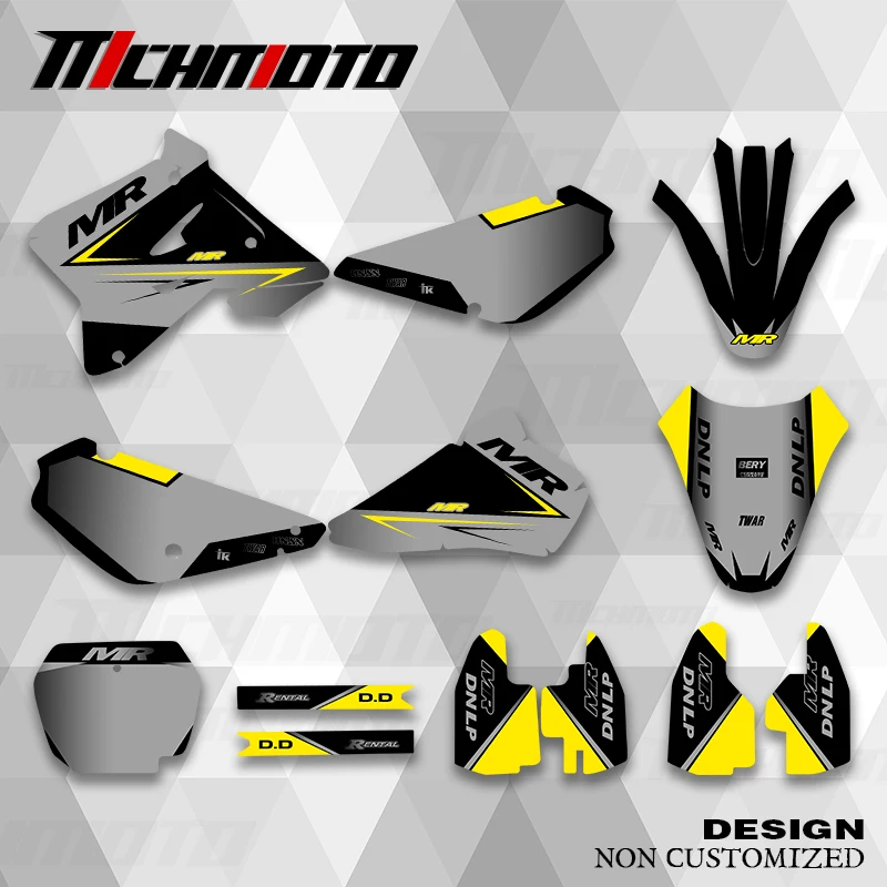 

MCHMFG For SUZUKI RM 85 2001-2004 RM85 2005-2020 Graphics Decals Stickers Motorcycle Background Custom