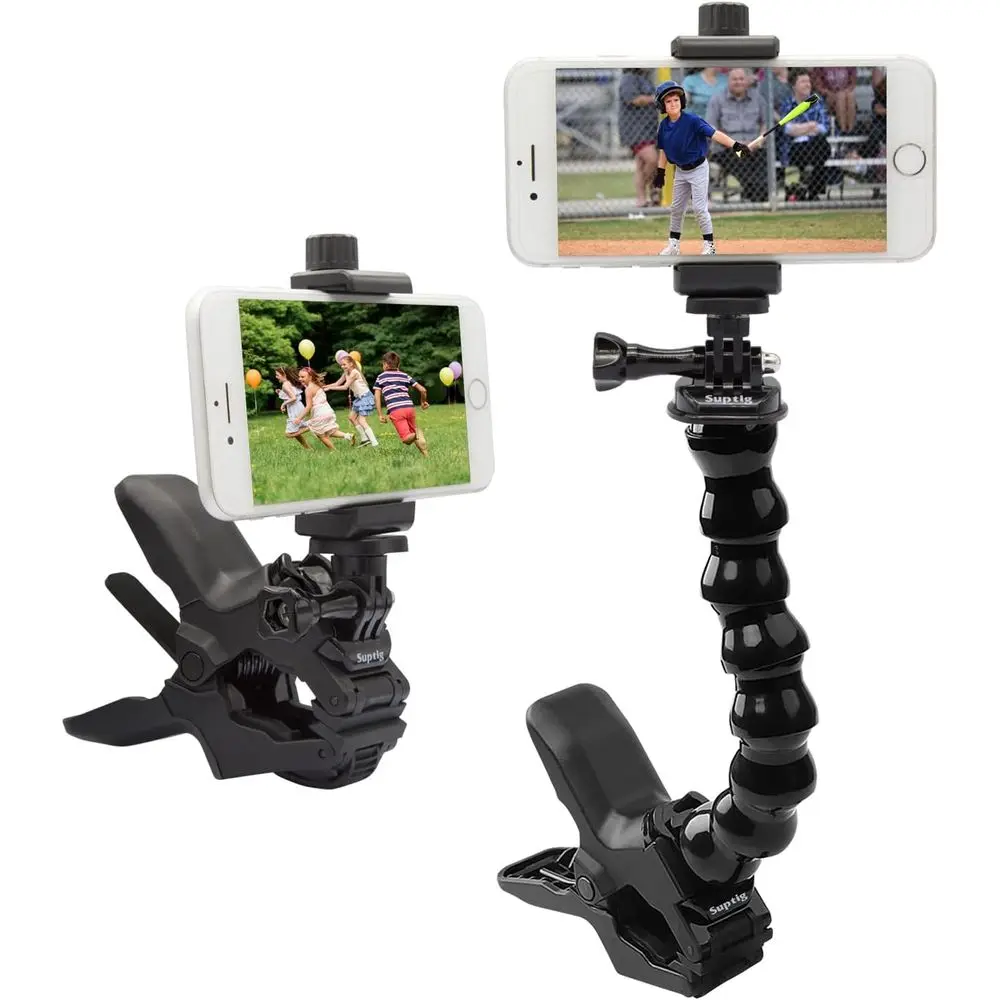 

Universal Desk Mount Stand for 4-7 Devices, Compatible with Various Smartphones and Tablets