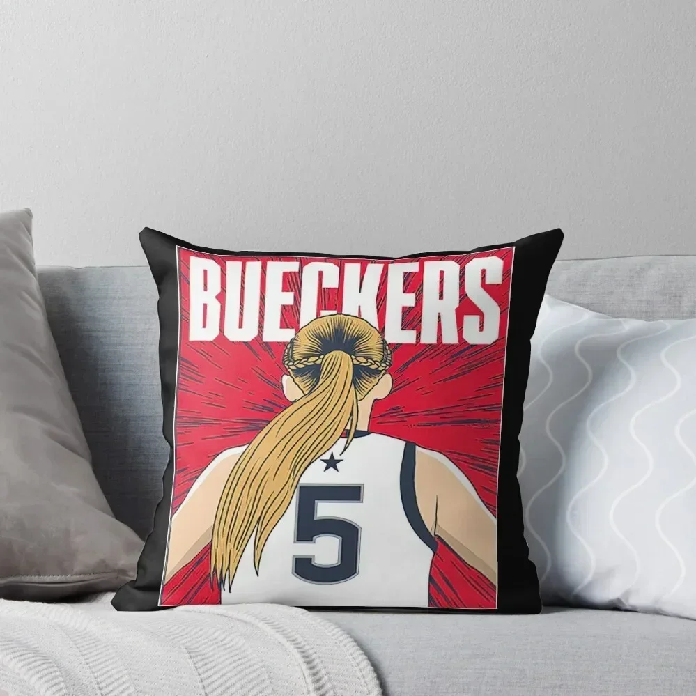 

university basketball_paige-bueckers Throw Pillow Cushions Decorative Cushions For Luxury Sofa Rectangular Cushion Cover pillow