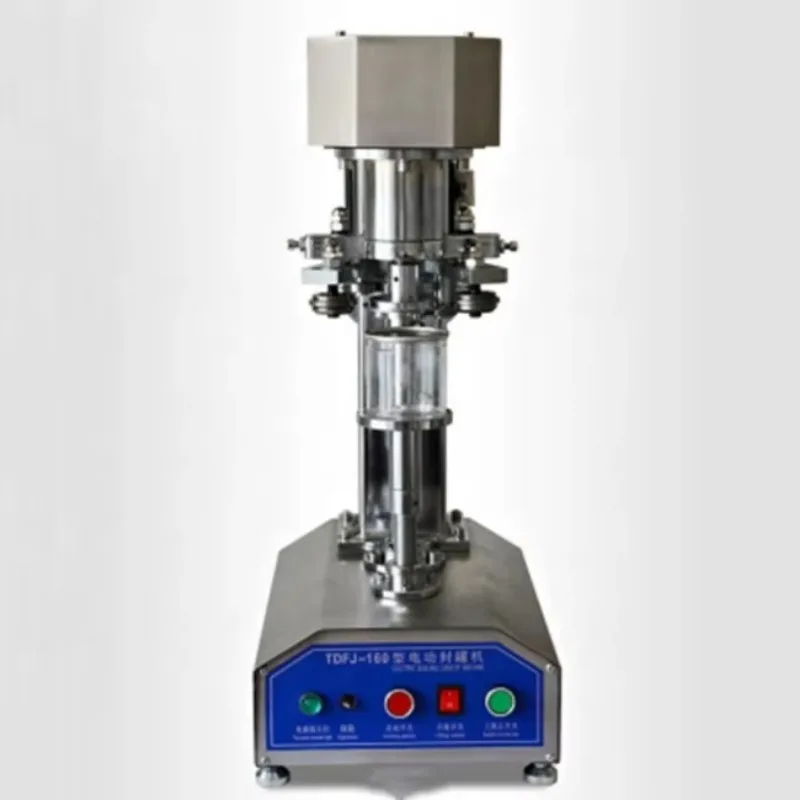 เครื่องปิดผนึกกระป๋องคุณภาพสูง TDFJ-160 สำหรับกระป๋องเบียร์