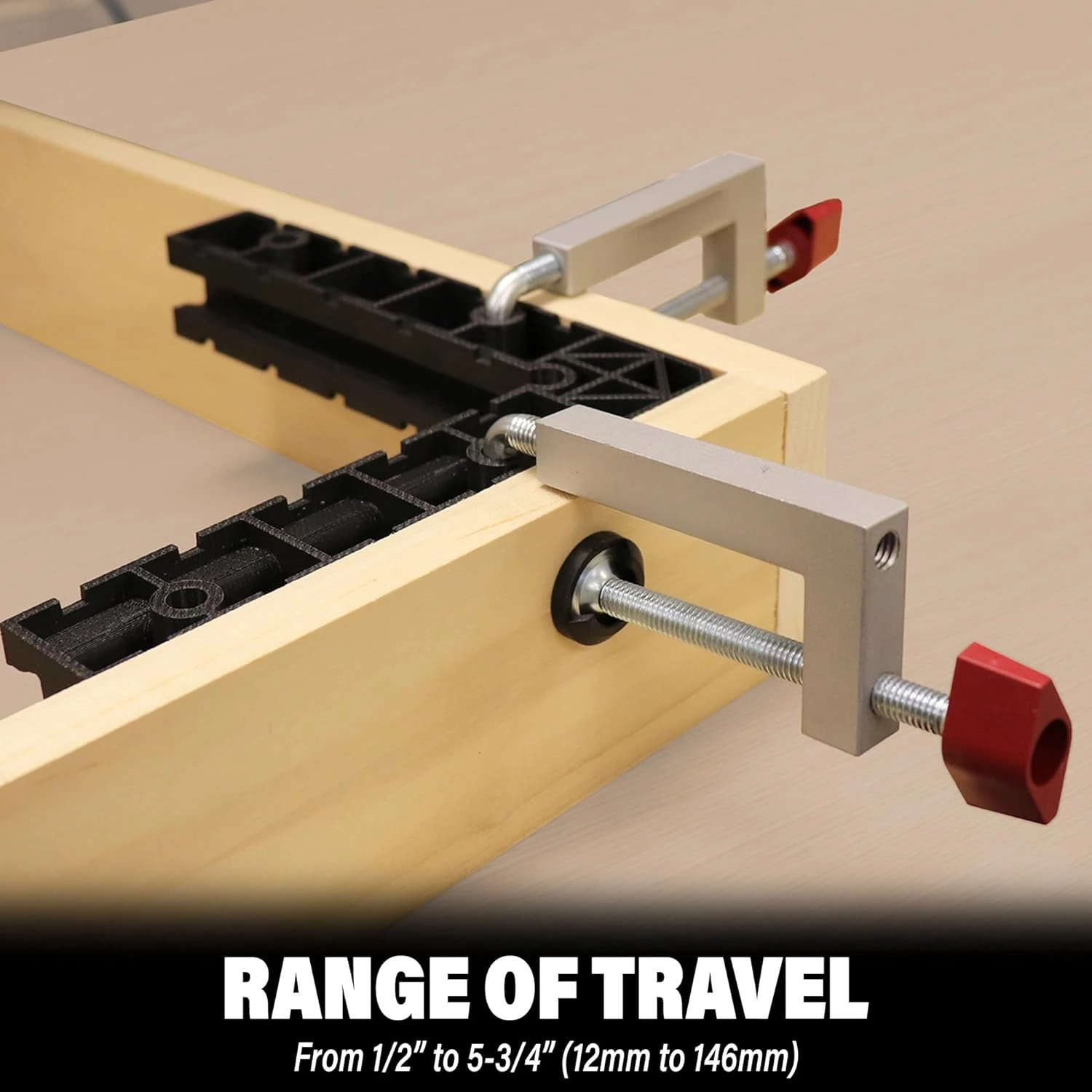 Fence Clamps - 2 pack Universal Clamps with 3/8