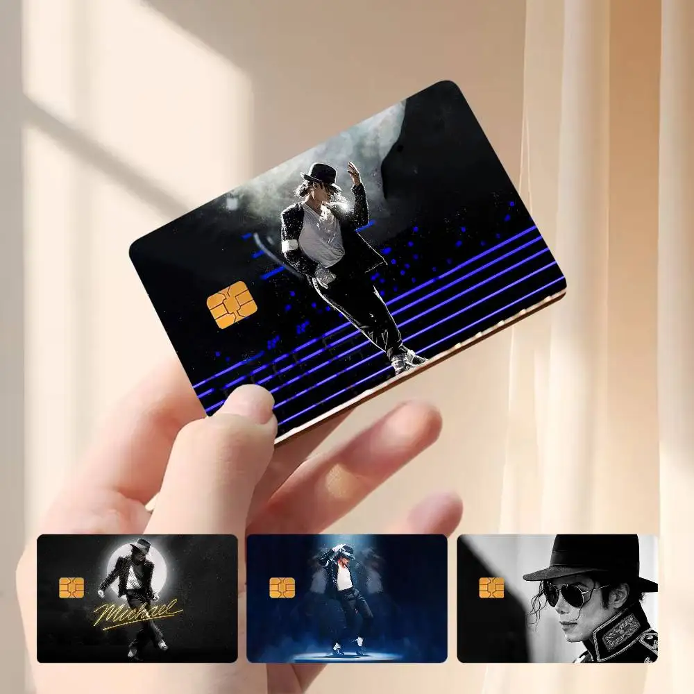 Singer m-Michael j-Jackson 4pcs 1Set Film Skin for Debit Credit Bank Visa Card Decal Cover