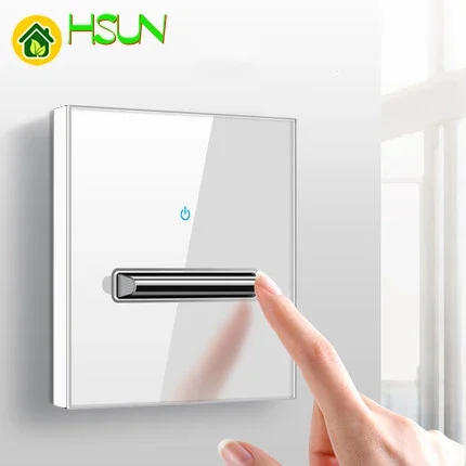 

86 тип Белый тумблер сброса из закаленного стекла 1 2 3 4 группы 1 2-полосный ретро-отель креативный переключатель USB Франция Германия Великобритания розетка